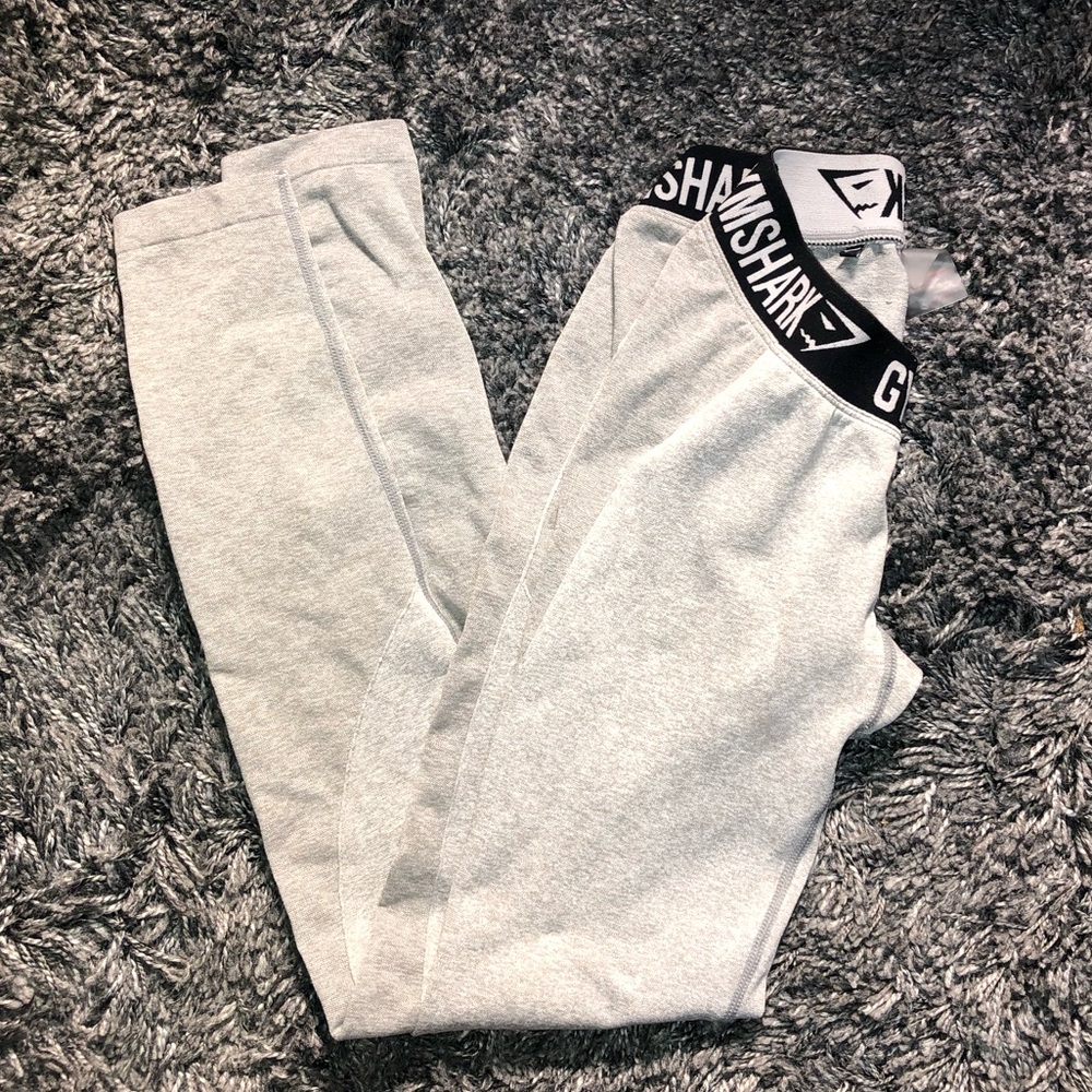 Gymshark Black & Light Grey Flex Leggings